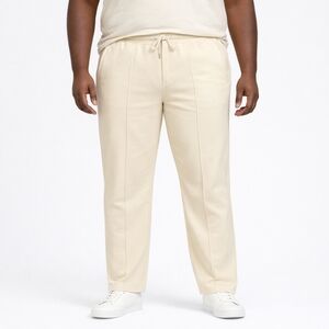 Amazon Essentials Men's Cream Drawstring Joggers - NWT